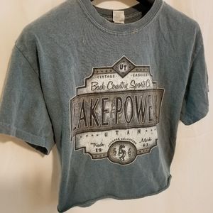 ANASAZI Print Lake Powell Crop Tee